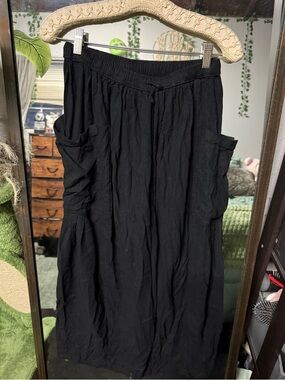 Free people black quinn pants